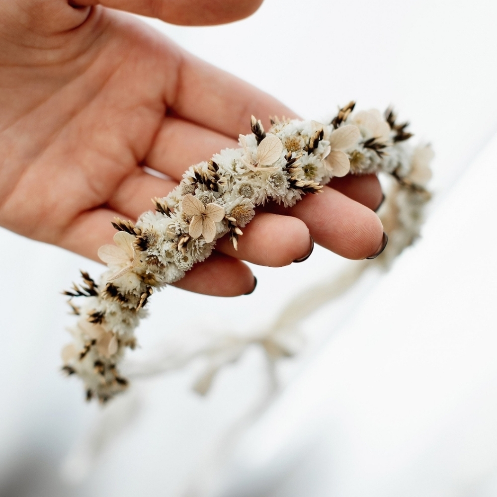 Real Floral Occassion Headband | Toddler